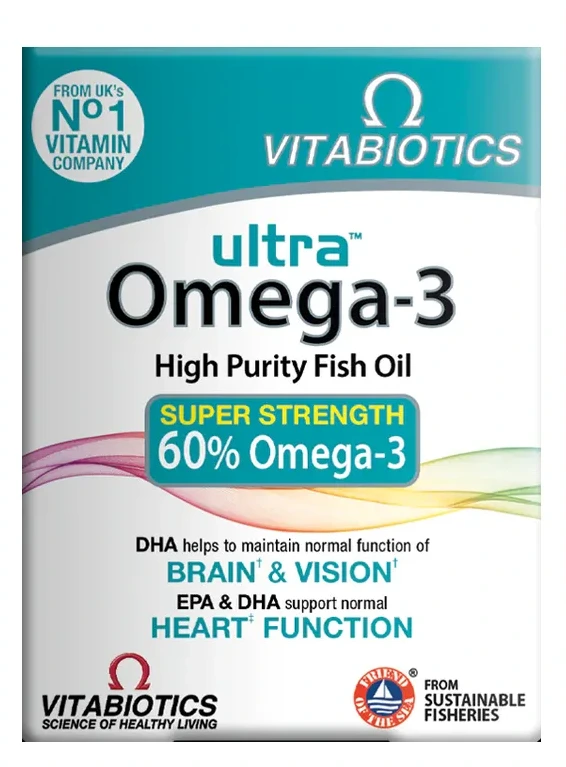 Ultra Omega-3 High Purity Fish Oil, 60 Capsules Ultra Omega-3 High Purity Fish Oil, 60 Capsules